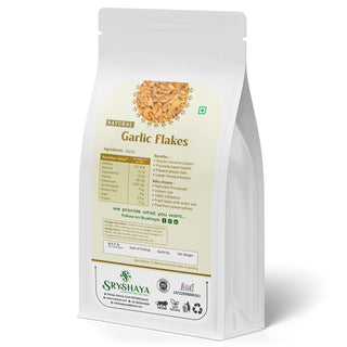 Garlic Flakes – 100% Natural, Aromatic Seasoning for Cooking, Garnishing & Flavor Boost in Any Dish