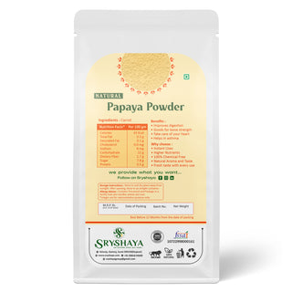 Papaya Powder – 100% Natural Superfood for Flavor, Nutrition, and Health in Smoothies, Baking, and Culinary Creations