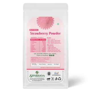 Strawberry Powder – 100% Natural, Sweet & Nutrient-Rich for Smoothies, Baking, and Healthy Recipes